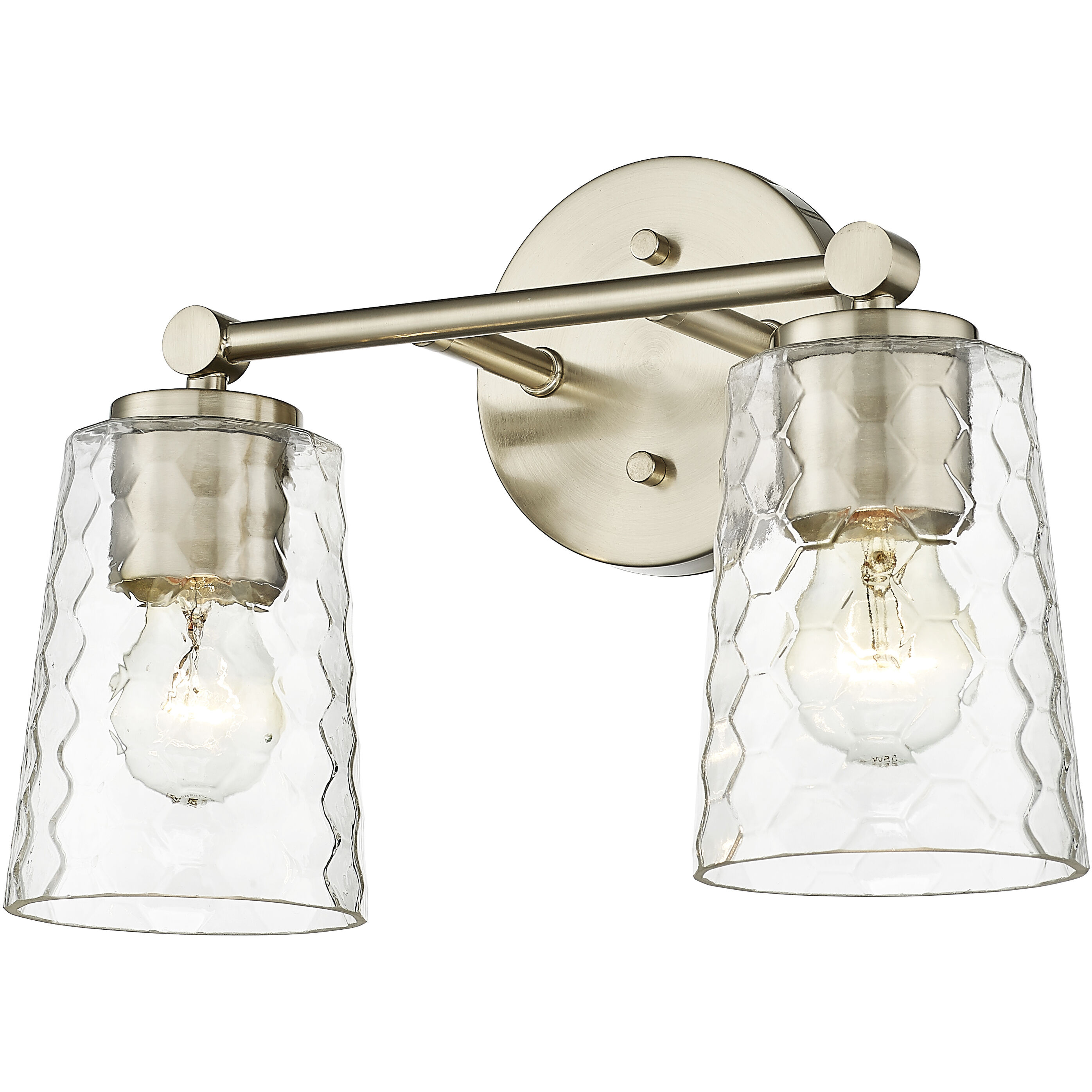 Ashli 2 Light 13.5 inch Modern Gold Bathroom Vanity Light Wall Light